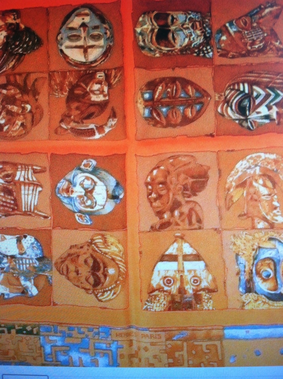 Hermes Silk Scarf Vintage Silk Authentic Hermes Sc