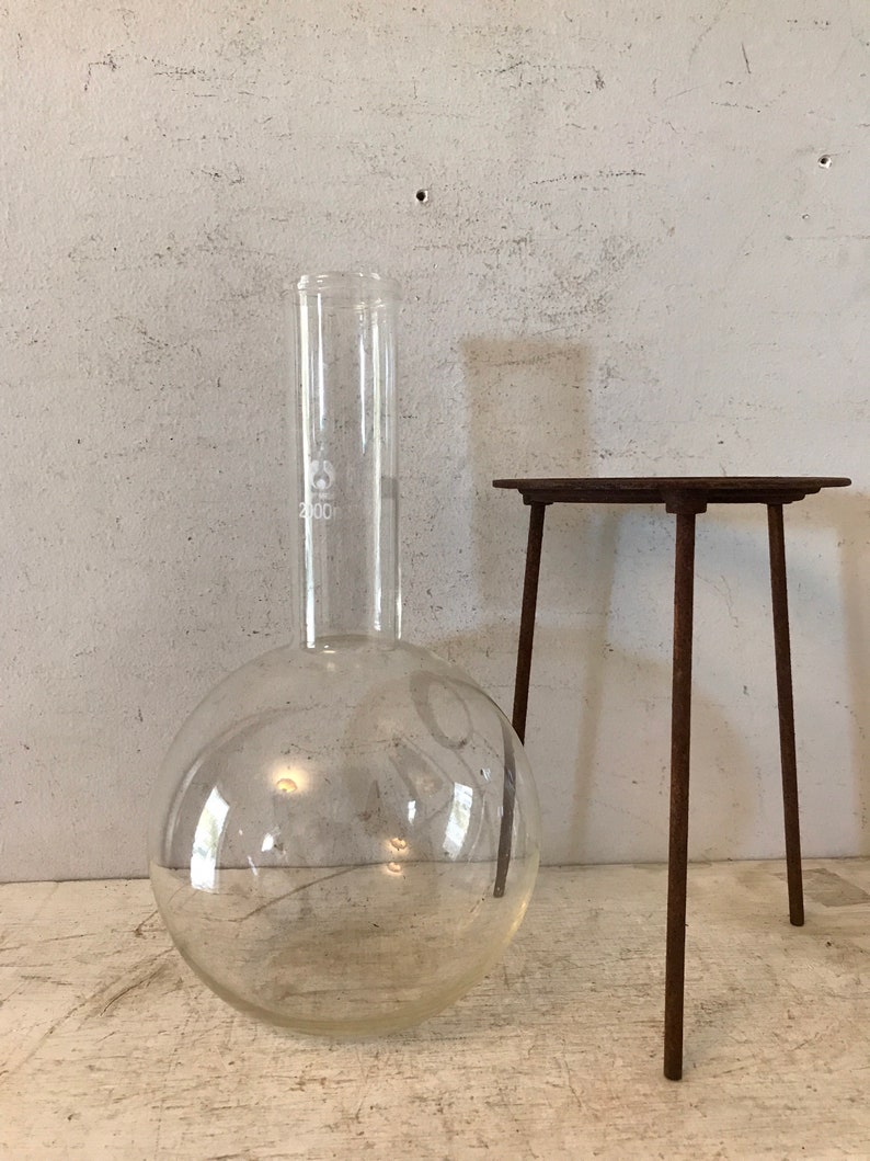 Vintage Lab Stand Scientific Garden Curiosity Industrial Iron Etsy