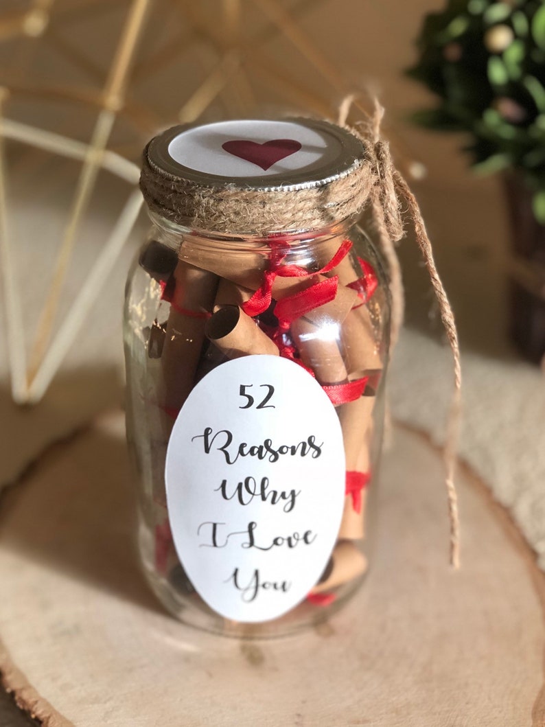 Reasons Why I Love You Personalized GIFT 52 Reasons Why I Etsy