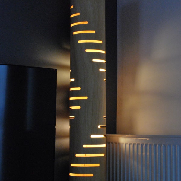 Bent Plywood Floor Lamp Etsy