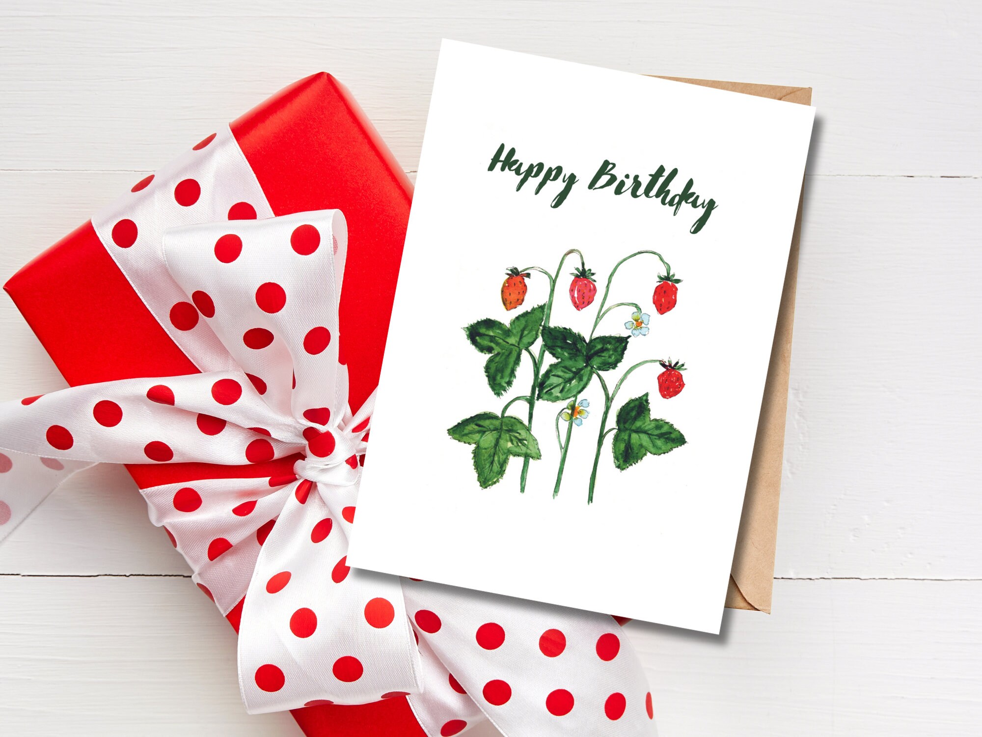 Fairy Fae Greetings Card - Berry Mouse Fairy Fae Greetings Card - Berry Mouse