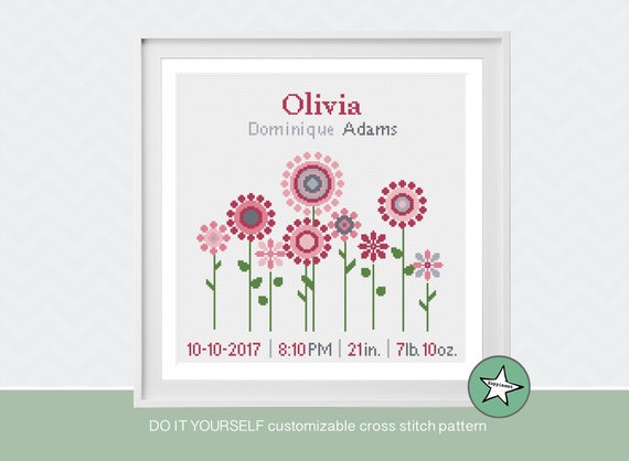 baby announcement flowers