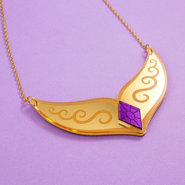 Princess Celestia Gold Necklace - My Little Pony