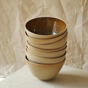 Hollow ceramic breakfast cereal bowl