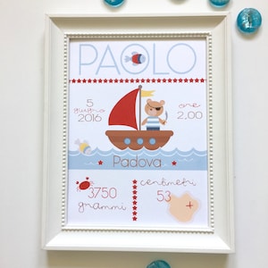 Stampa Nascita "PIRATA"