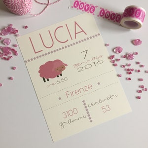 Stampa Nascita "SHEEP"