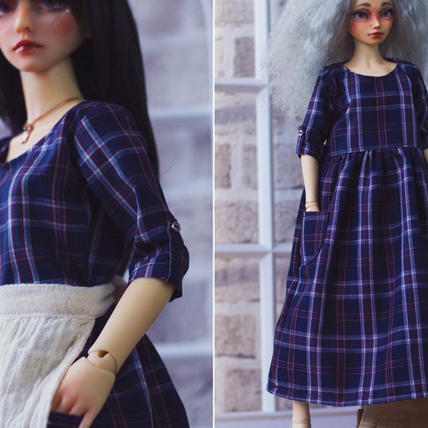 BJD - Ball Jointed Doll / Cottage Dress /