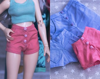 BJD - Ball Jointed Doll / Pink High waist Shorts /