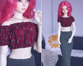 BJD - Ball Jointed Doll / Rose tops /