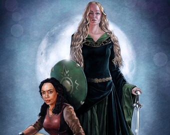 Personalised Movie Poster, Custom Portraits, Custom Painting, Wall Hanging Art, Custom Movie Poster, Wall art print, Fantasy Art Commission