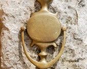 Vintage French Door Knocker, Bronze Door Decoration, Kitsch Home Decor, Antique Architectural Salvage, Charming Brass Fixtures Fittings