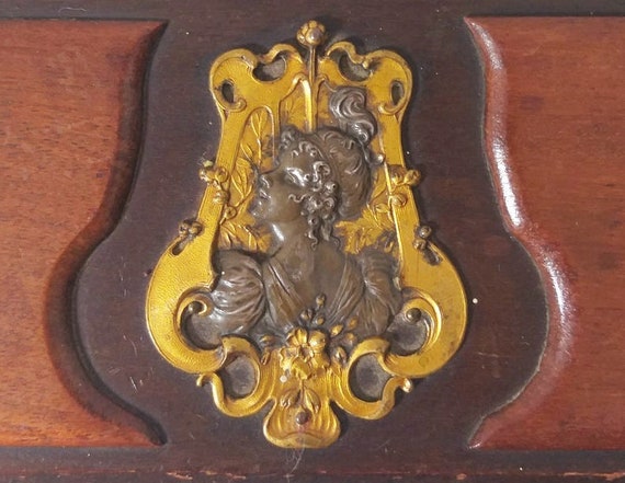 Art Nouveau Jewelry Box, Vintage French Jewellery