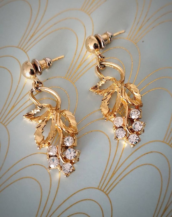 Buy Vintage French Art Nouveau Drop Earrings Chandelier Earrings