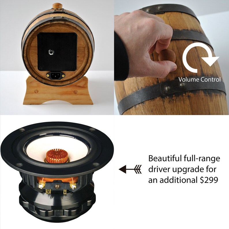 Whiskey Barrel Speakers Etsy