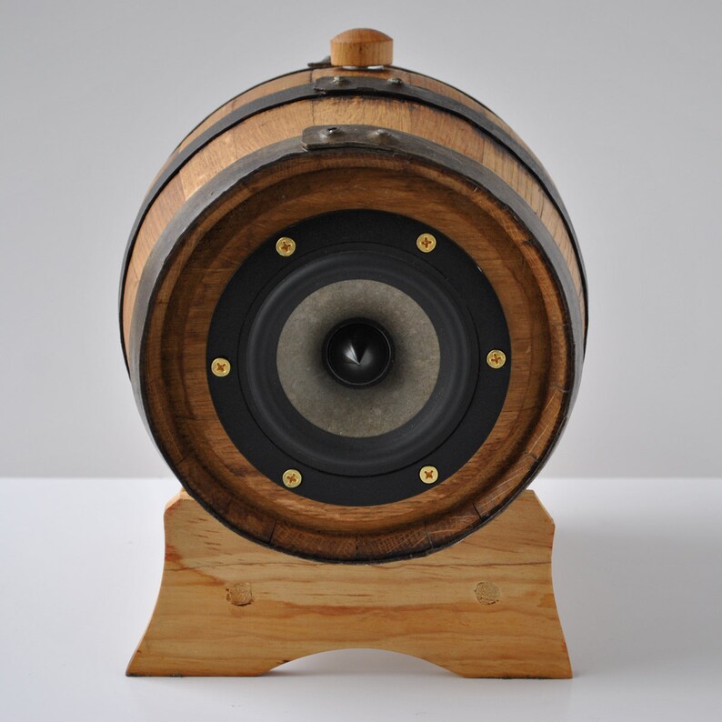 Whiskey Barrel Speakers Etsy