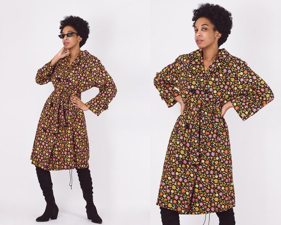 VINTAGE 70S DRESS, 70s Floral Dress, Vintage 70s M