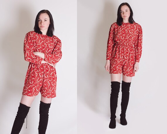 Floral Romper, 90s Romper, Grunge Romper, Floral G