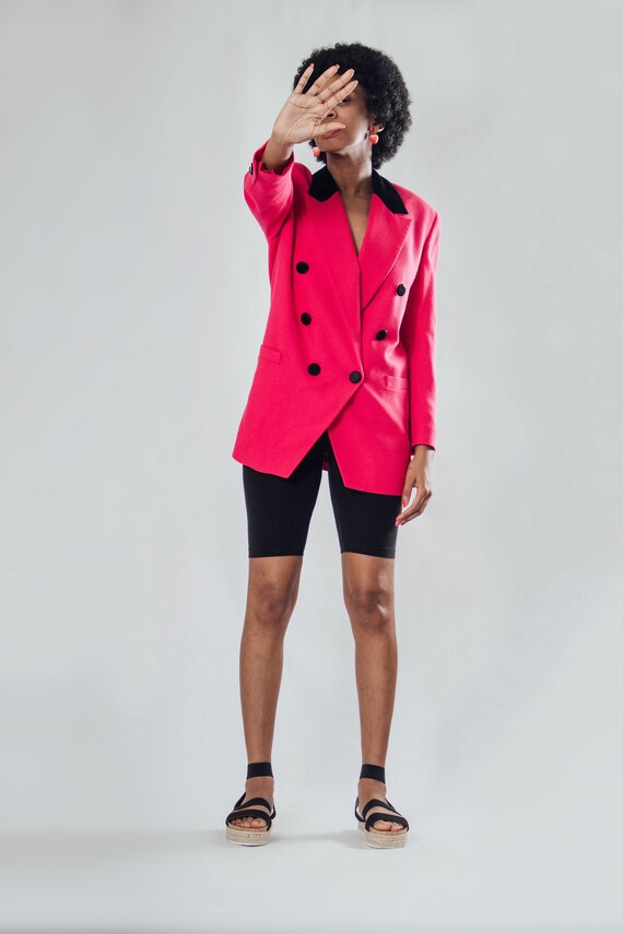 Vintage 90's Hot Pink Blazer (S)