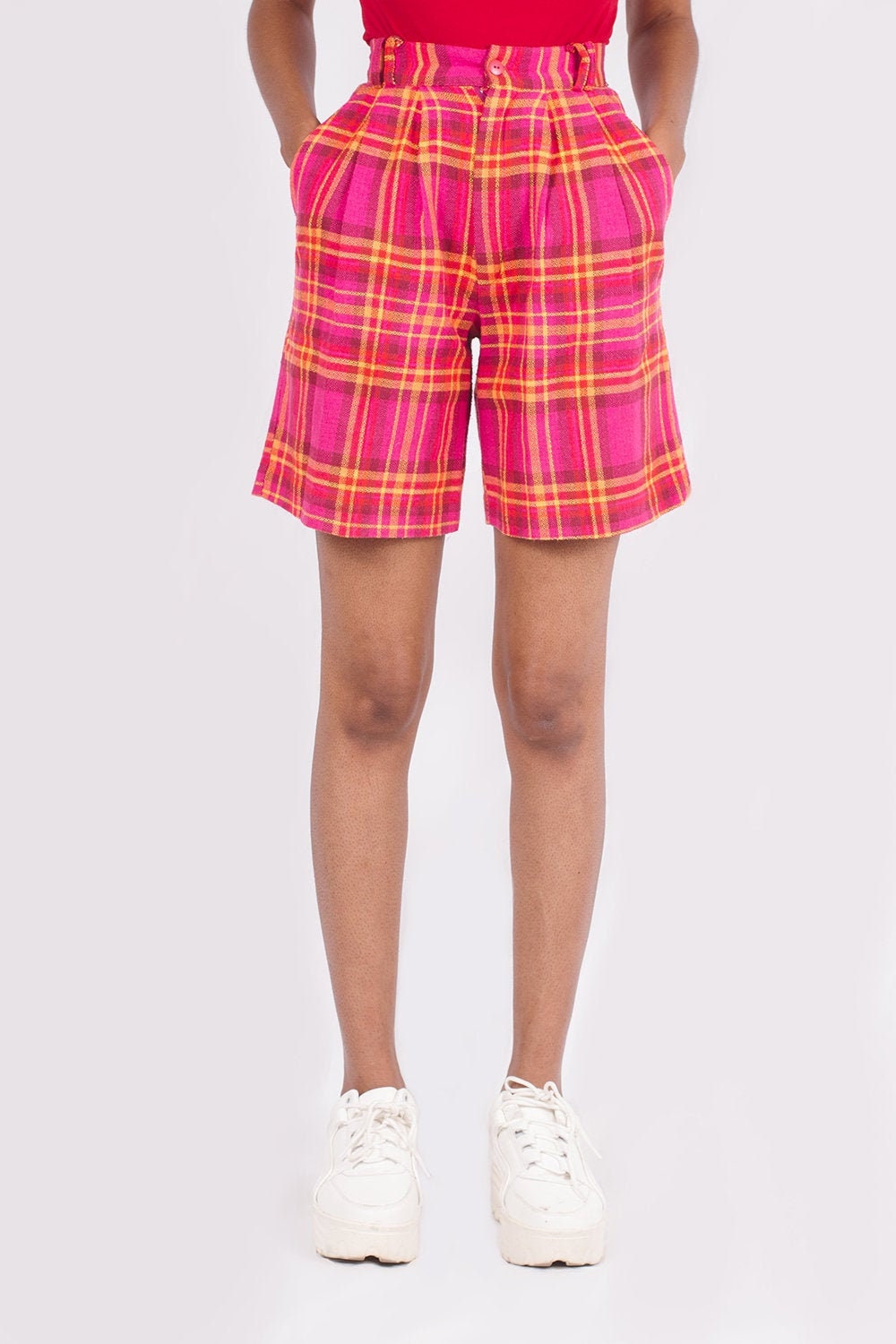 90s Clothing Pink Shorts Vintage Pink 