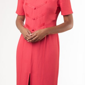 Vintage 90's Pink Dawn Joy Fashions Maxi Dress image 6