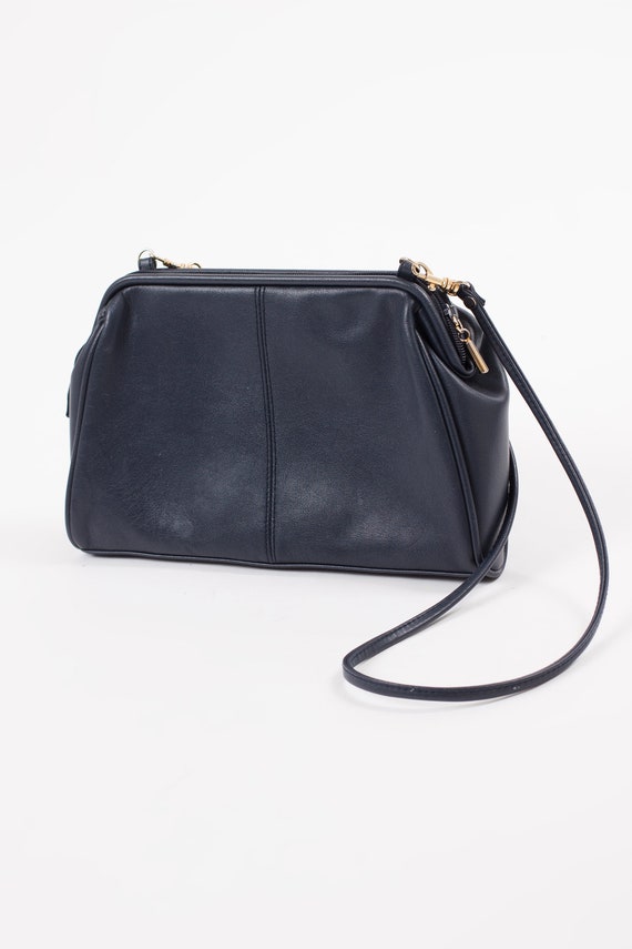 vintage lady navy leather Gem