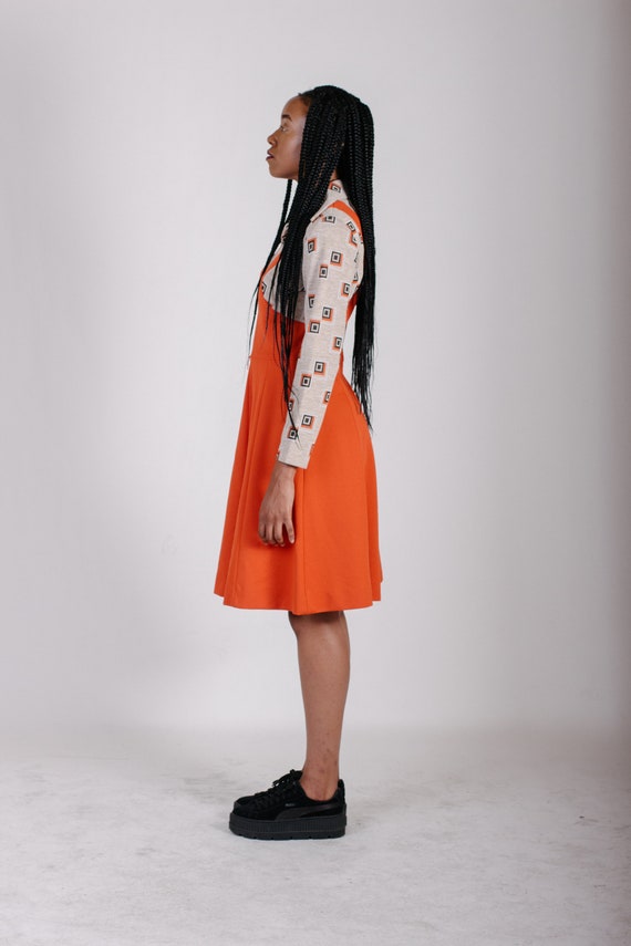 1970s Dress Vintage Dress Orange Dress 70s Dress Vintage 1970s