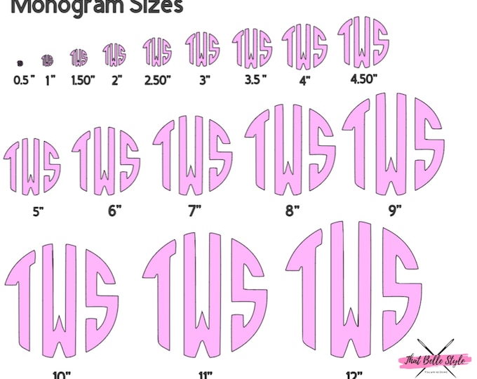 Custom Monogram Decal | Personalized Vinyl Sticker | Laptop Car Tumbler Name Decal | Initial Monogrammed Gift
