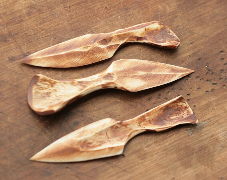 Bone Ritual Athame Solid Bone Knife Small Magic Knives Etsy