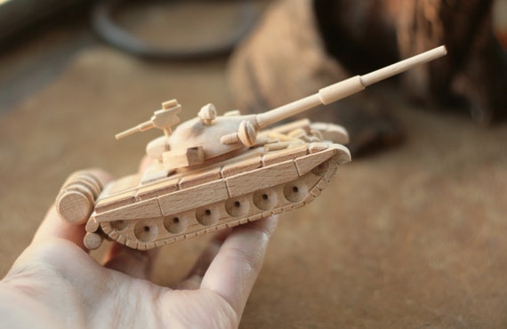 lotus Papa Geometrie Grote militaire tank houten model panzer verzamelbare - Etsy België