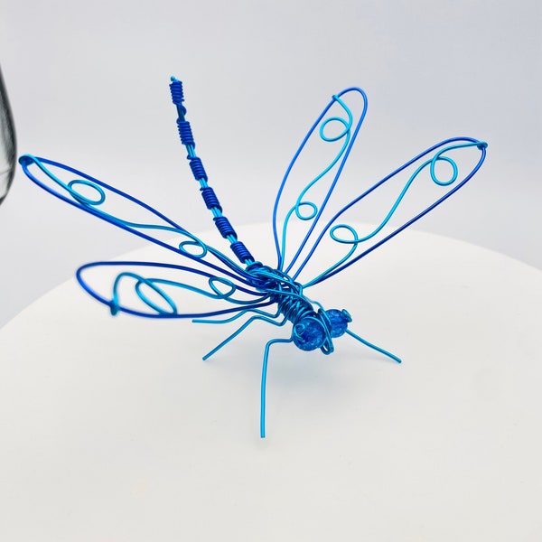 Dragonfly wire sculpture