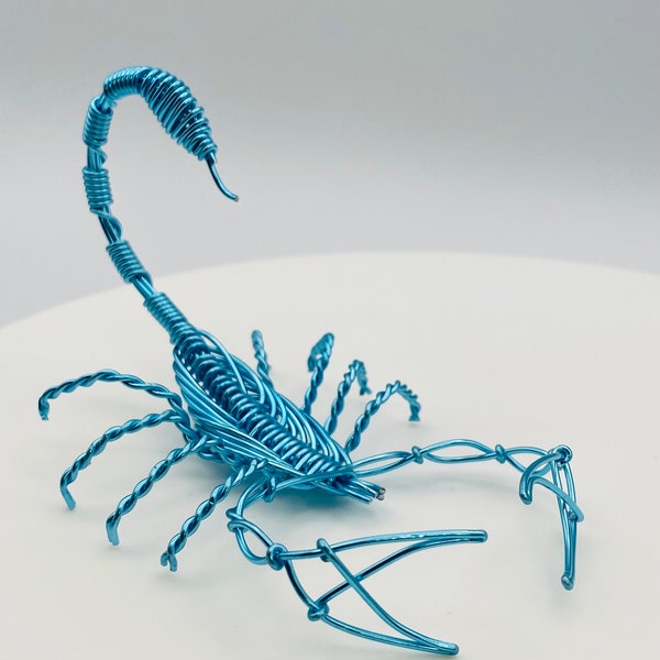 handmade wire scorpion