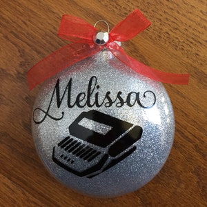 Court reporter Christmas ornament.  Custom made.