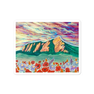Flache Eisen Boulder Colorado Aufkleber