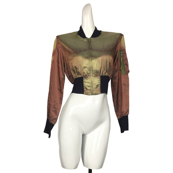 jean paul gaultier bomber jacket