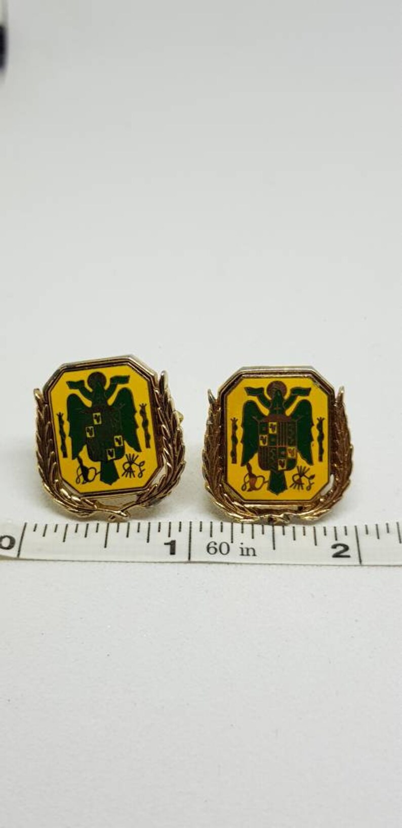 Swank cufflinks shield cuff links collectable vintage cufflinks gift for him birthday gift fathers day
