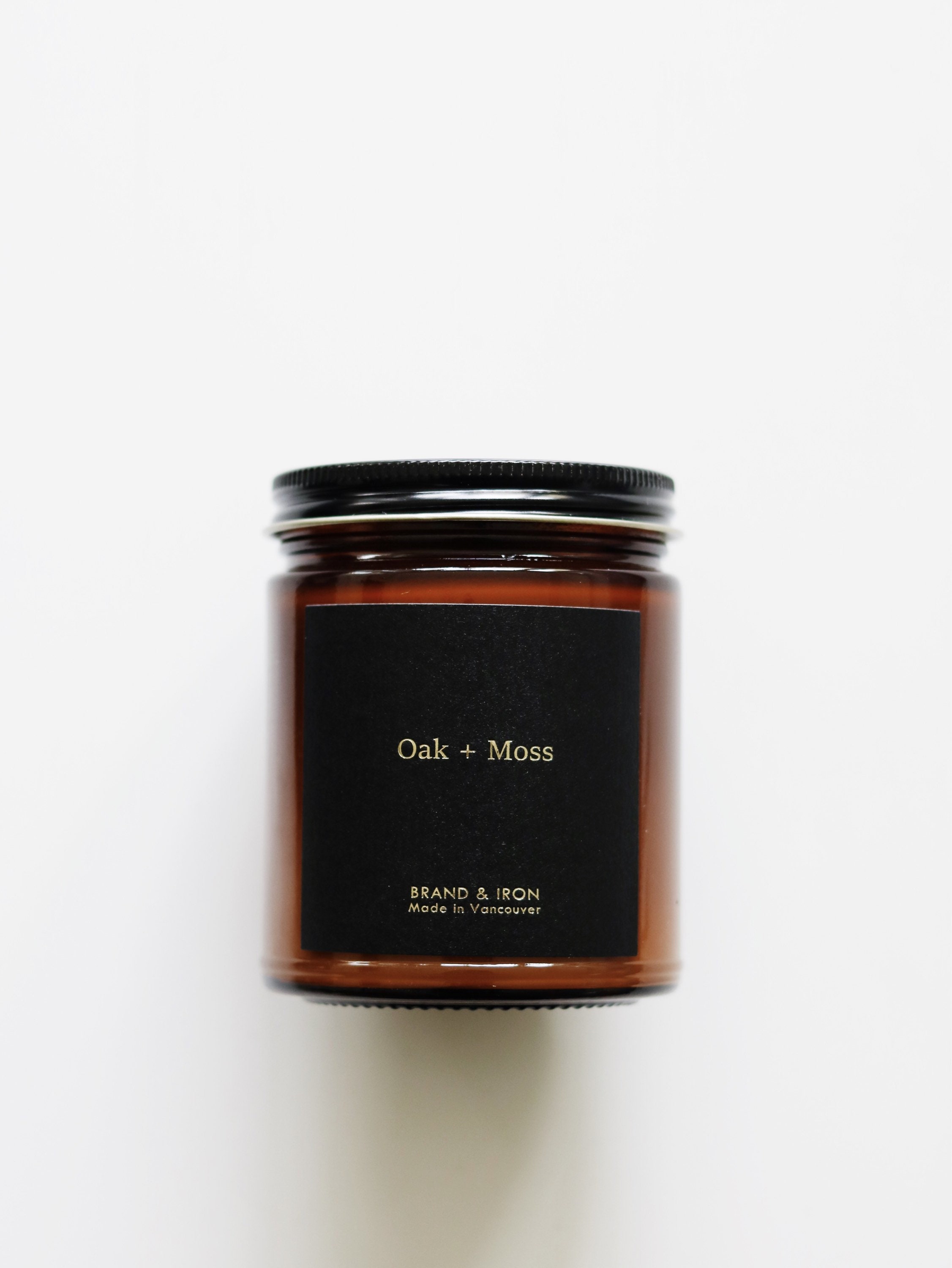 Oak & Moss Amber Apothecary jar candle soy candle candle Etsy