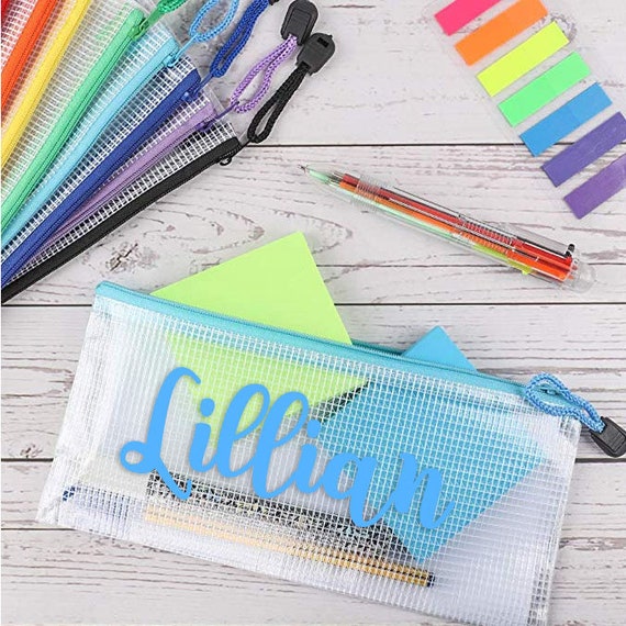 Personalized Pencil Pouch | Pencil Bag | Pencil Case | Back to School | Personalized Bag | School Supplies | Pencil pouch with name Il_570xn