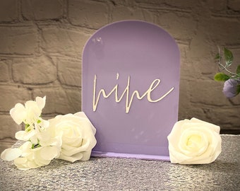 Wedding table numbers, Acrylic Arch Table Numbers , Frosted Acrylic Sign , Arch Table Numbers, Wedding Signs, Wedding Table Decor, acrylic