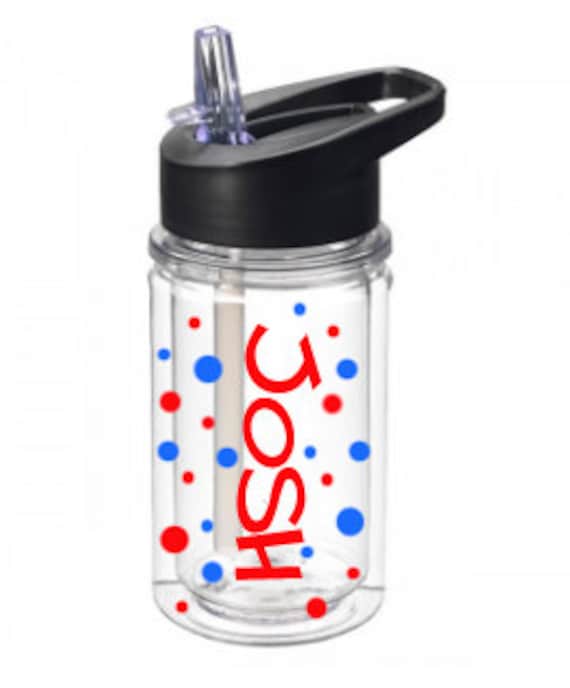 Kids cup personalized boy or girl Water Bottle, Kids Water Bottle, Kids Straw Cup, Kids Cup, Personalized Kids Cup Kids sport cup, name cup Il_570xn
