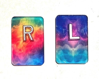 Rainbow paint pour xray markers, x-ray markers, xray marker set multicolored  radiology markers spring xray marker