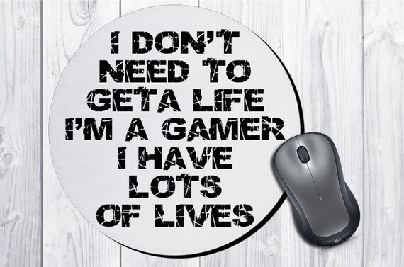 Gamer Mouse Pad Gift Desk Decor Computer mouse pad Office computer desk mouse pad video gamer mousepad video game funny mousepad Il_570xn
