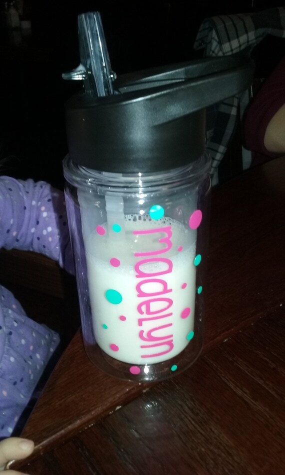 Personalized Kids Water Bottle, Kids Water Bottle, Kids Straw Cup, Kids Cup, Personalized Kids Cup Kids sport cup, name cup Il_570xn