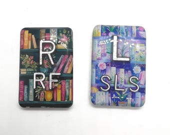 Book shelves xray markers, x-ray markers, xray marker set for book lovers, book xray marker, love to read