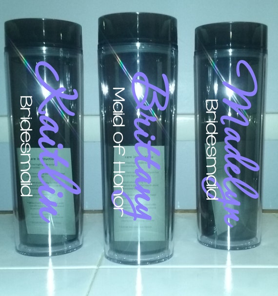 Personalized wedding Tumbler, Bridesmaid tumbler p22, Personalized Tumbler, Personalized Cup, Wedding Gift,Bridal Tumbler, maid of honor Il_570xn