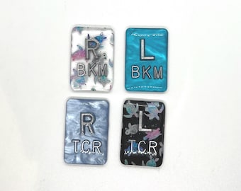 Sea turtles xray markers, x-ray markers, xray marker set, beach markers, sea creatures xray markers