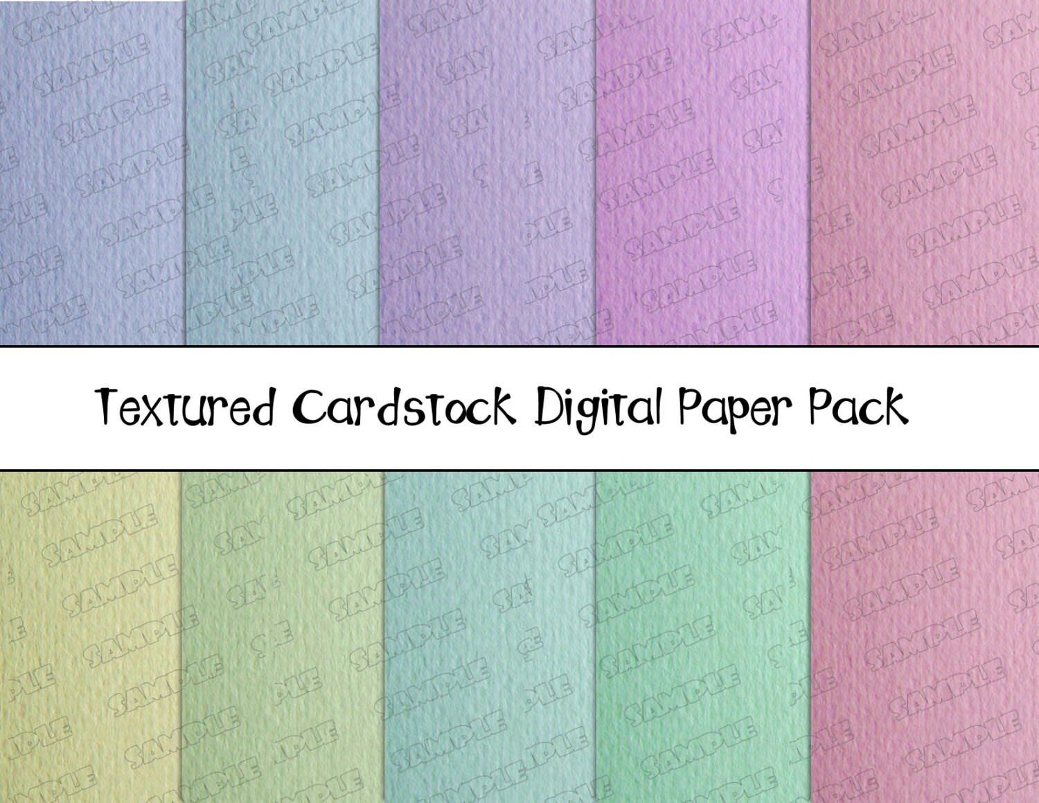 Texture Cardstock Textured Paper Pack Digital Papers 12x12 INSTANT