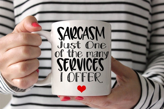 Funny adult coffee mug Sarcasm one of the many services I offer Funny adult coffee mug cup for her Mothers day Gift, Sarcastic Coffee mug Il_570xn