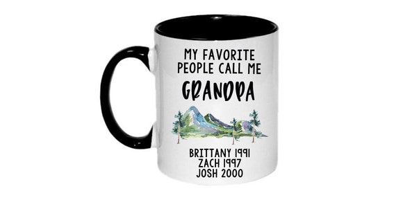 Grandpa coffee cup my favorite people call me grandpa father's day mug grandpa coffee cup grandfather coffee mug coffee mug present Il_570xn