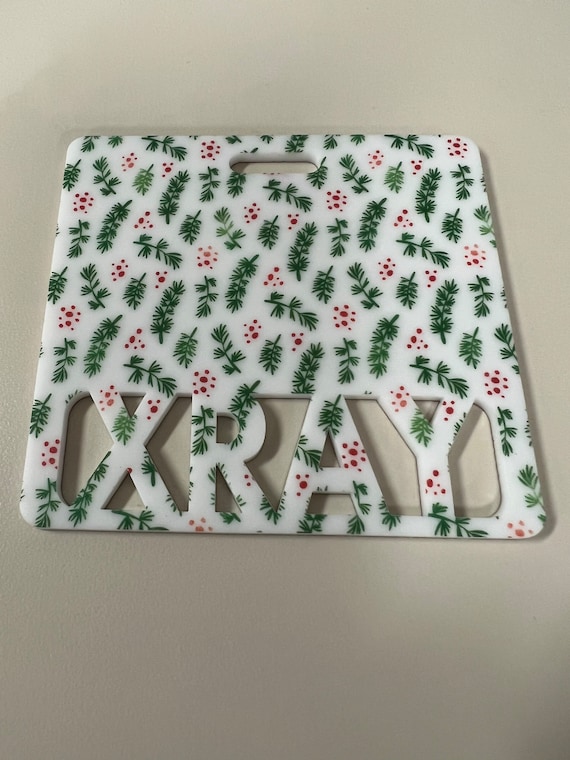 Winter badge buddy, Custom badge buddy, Marker Parker, Medical field, teachers, Xray badge buddy, choose title, Christmas badge holly leaves Il_570xn