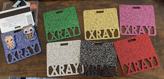 Glitter badge buddy, Custom badge buddy, Marker Parker, Medical field, teachers, Xray badge buddy RN, any title up to 11 characters Il_570xn
